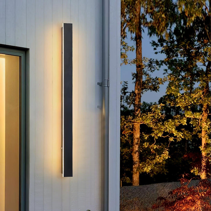 Long Strip Solar Outdoor Sconce-DWHOME