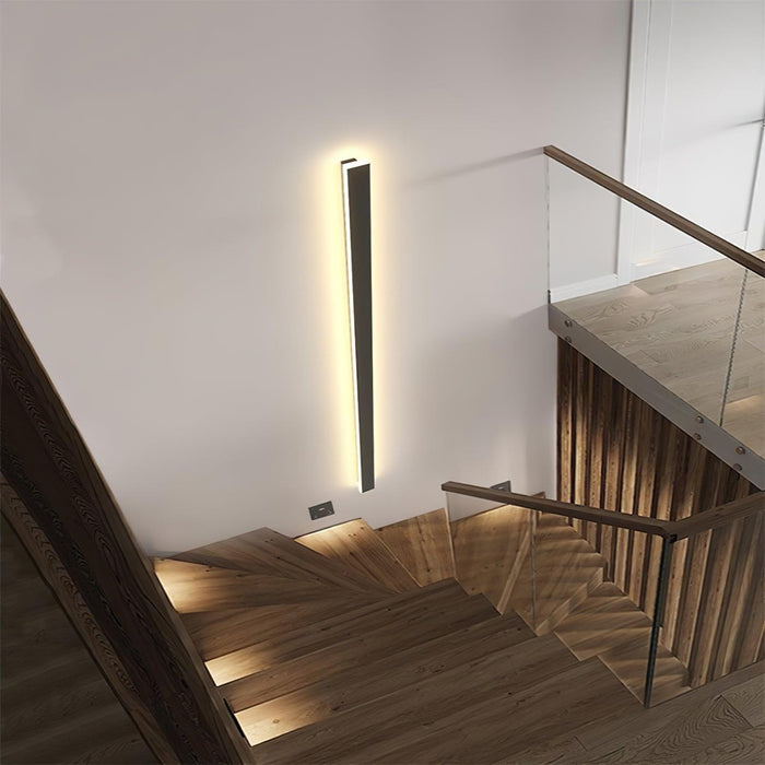 Long Strip Solar Outdoor Sconce-DWHOME
