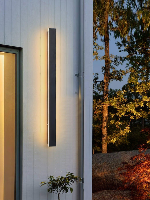 Long Strip Solar Outdoor Sconce-DWHOME