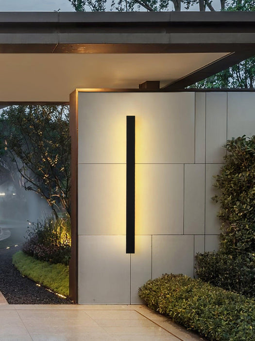 Long Strip Solar Outdoor Sconce-DWHOME