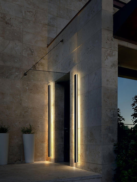 Long Strip Solar Outdoor Sconce-DWHOME