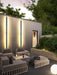 Long Strip Solar Outdoor Sconce-DWHOME