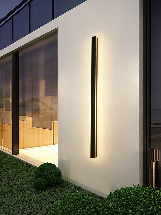 Long Strip Solar Outdoor Sconce-DWHOME