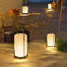 Black Twilight Lantern Table Lamp-DWHOME