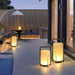 Black Twilight Lantern Table Lamp-DWHOME