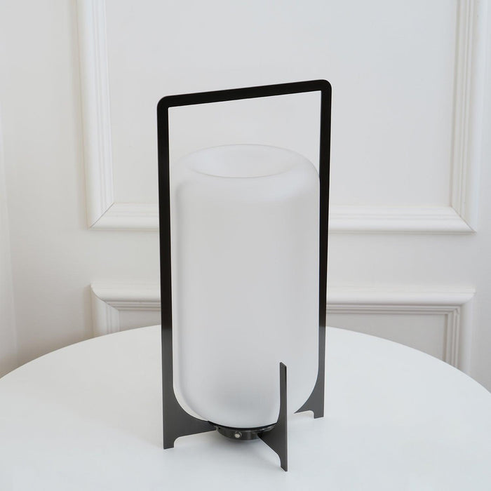 Black Twilight Lantern Table Lamp-DWHOME