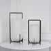 Steel Twilight Lantern Table Light-DWHOME