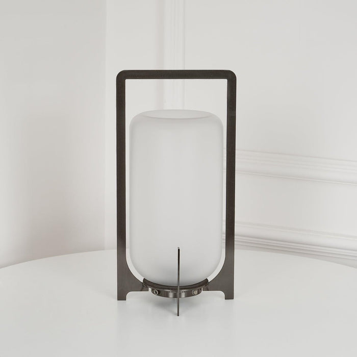 Steel Twilight Lantern Table Light-DWHOME