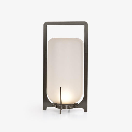 Steel Twilight Lantern Table Light-DWHOME