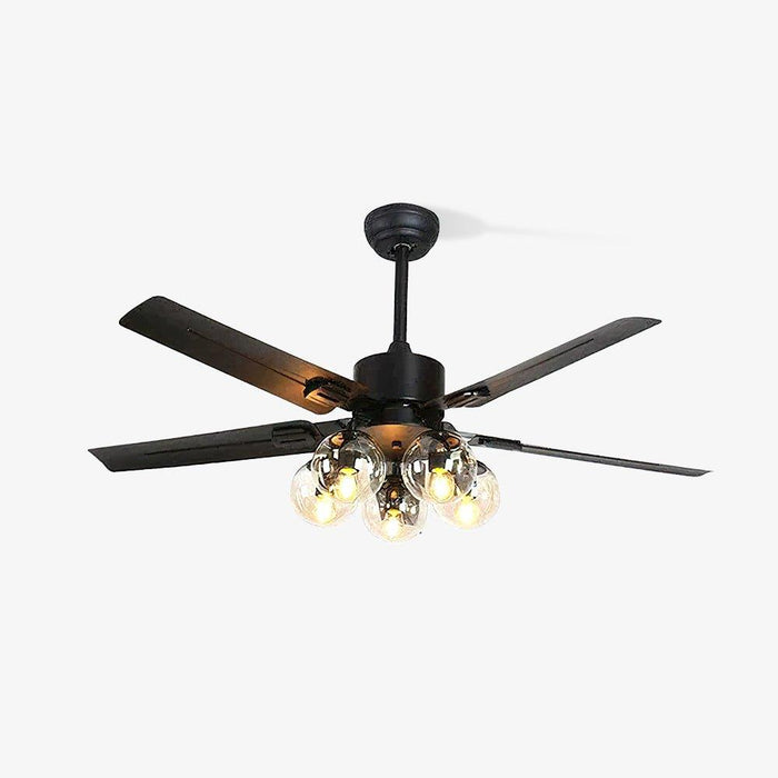 Black Vintage Ceiling Fan - DWHOME