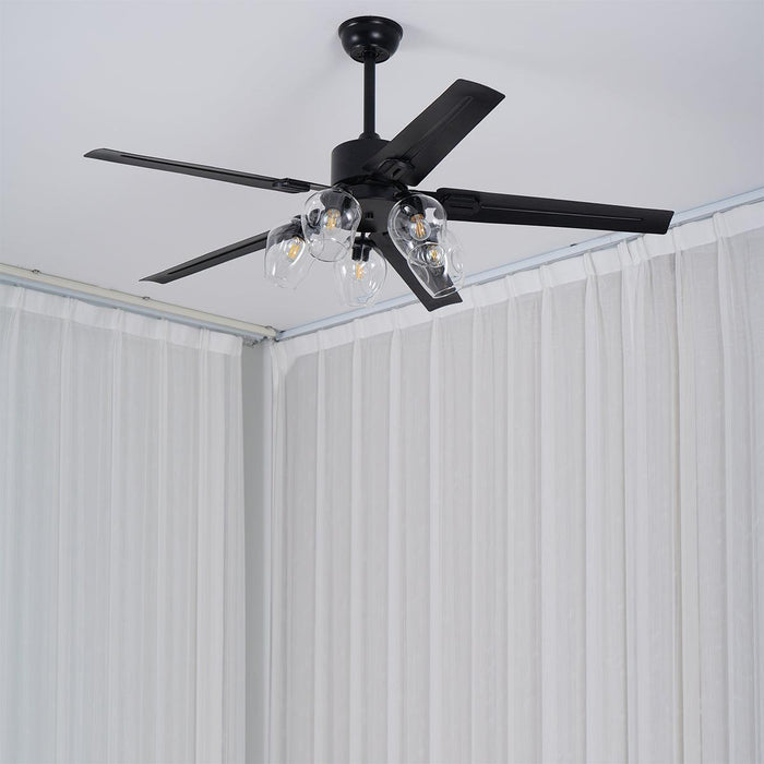 Black Vintage Ceiling Fan - DWHOME