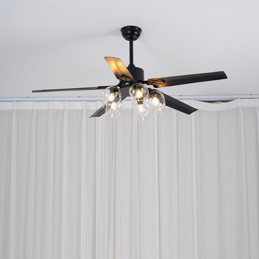 Black Vintage Ceiling Fan - DWHOME