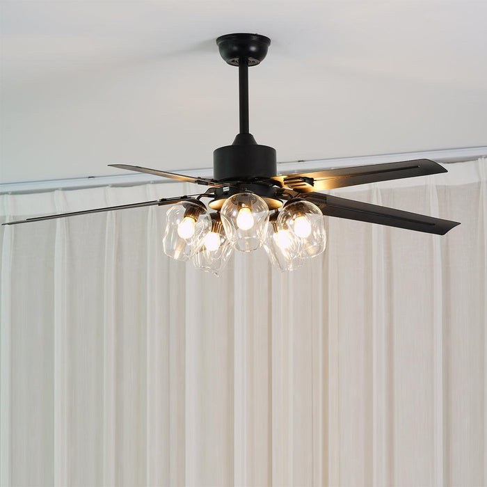 Black Vintage Ceiling Fan - DWHOME