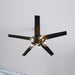 Black Vintage Ceiling Fan - DWHOME