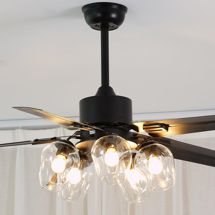 Black Vintage Ceiling Fan - DWHOME