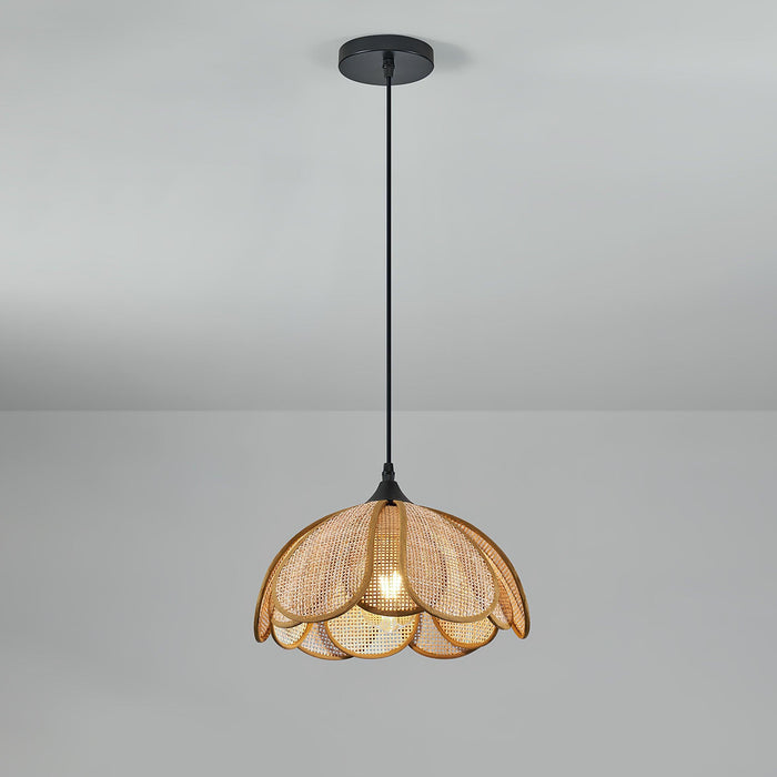 Bloom Rattan Pendant Lamp-DWHOME