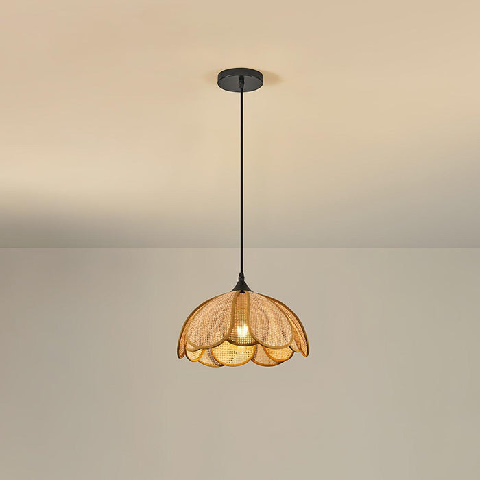 Bloom Rattan Pendant Lamp-DWHOME