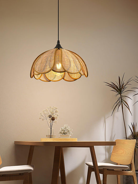 Bloom Rattan Pendant Lamp-DWHOME