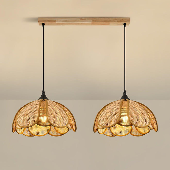 Bloom Rattan Pendant Lamp-DWHOME