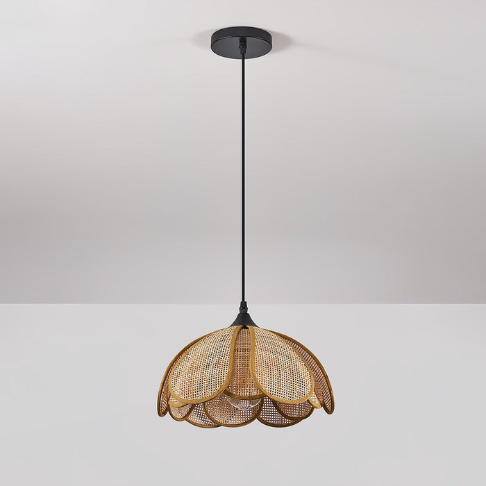 Bloom Rattan Pendant Lamp-DWHOME