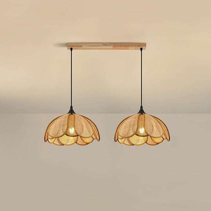 Bloom Rattan Pendant Lamp-DWHOME