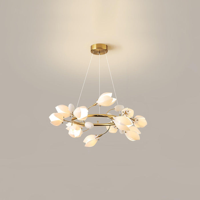 Porcelain Magnolia Chandelier - DWHOME