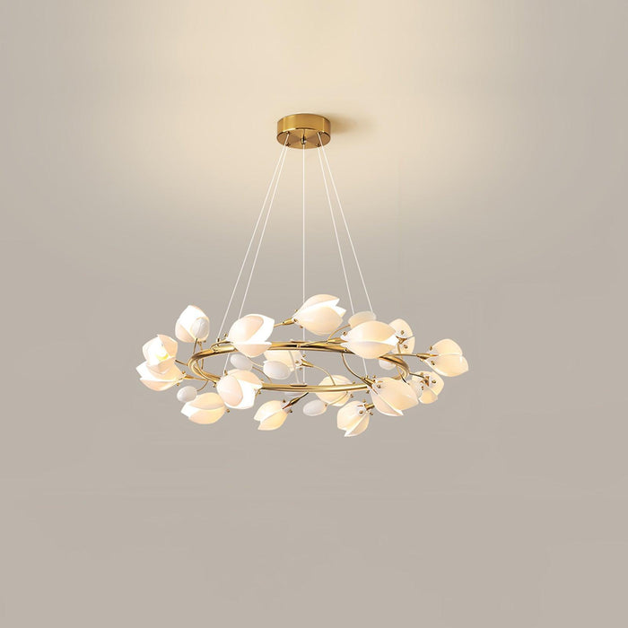 Porcelain Magnolia Chandelier - DWHOME