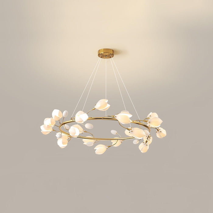 Porcelain Magnolia Chandelier - DWHOME