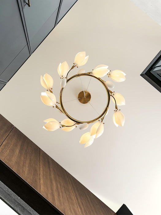 Porcelain Magnolia Chandelier - DWHOME