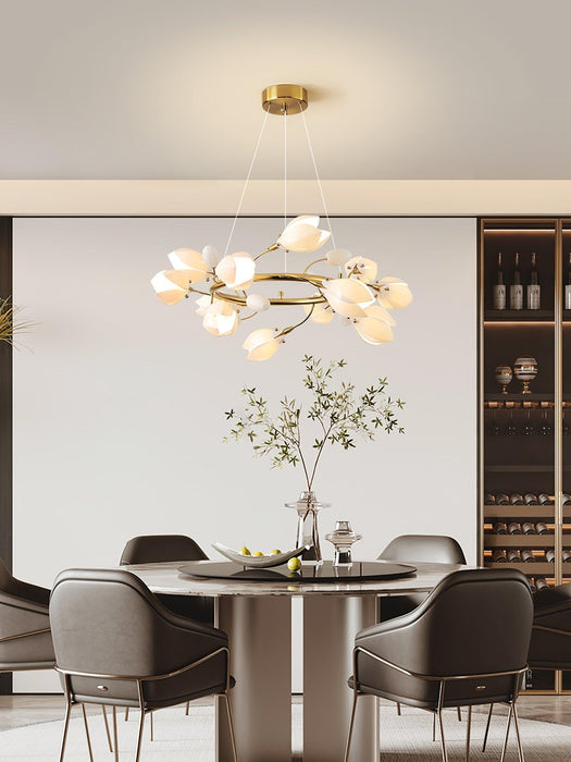 Porcelain Magnolia Chandelier - DWHOME