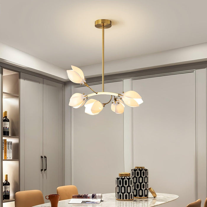 Porcelain Magnolia Chandelier - DWHOME