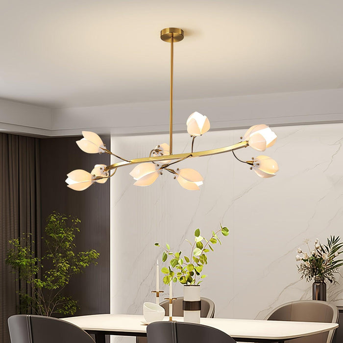 Porcelain Magnolia Chandelier - DWHOME