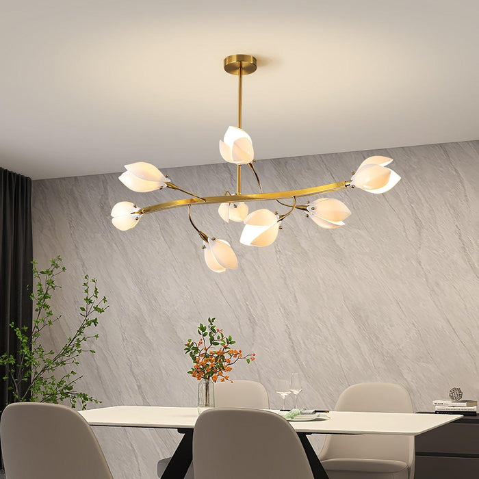 Porcelain Magnolia Chandelier - DWHOME