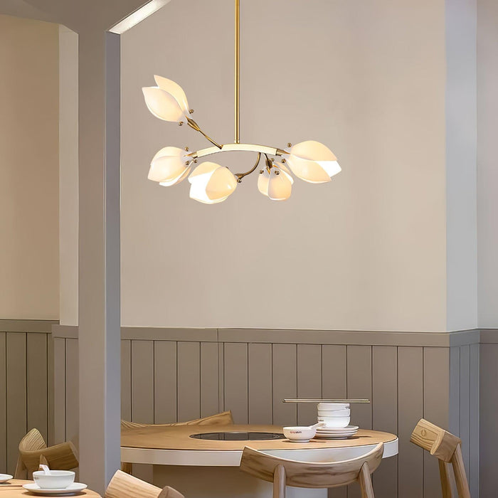 Porcelain Magnolia Chandelier - DWHOME