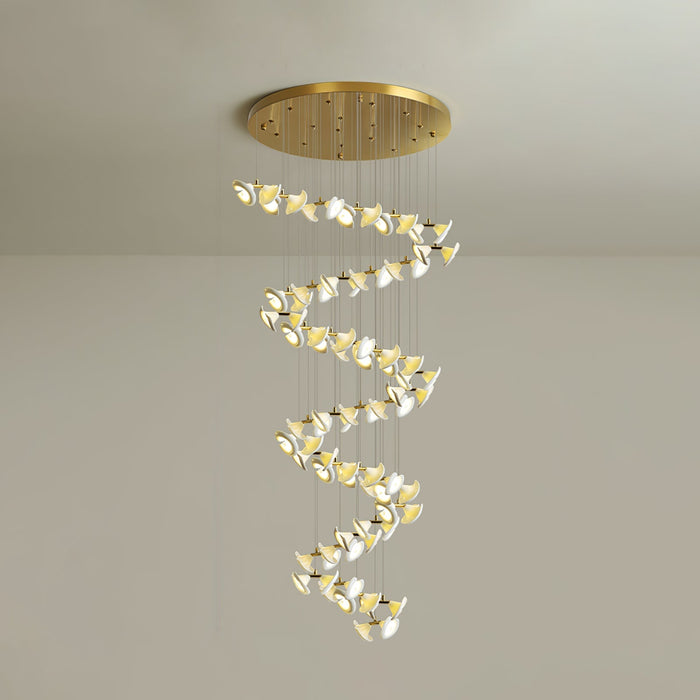 Blossom Double Horn Chandelier-DWHOME
