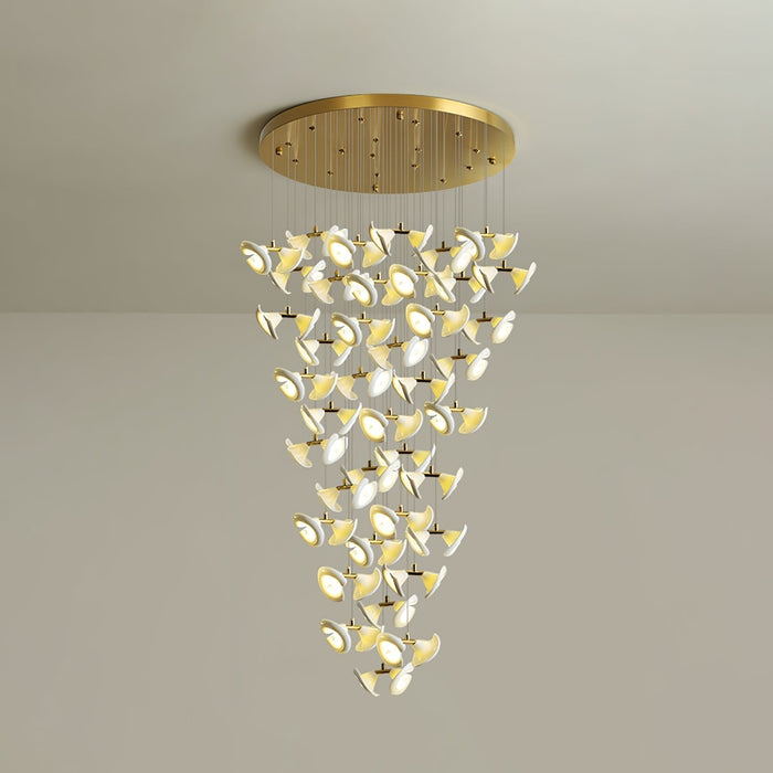 Blossom Double Horn Chandelier-DWHOME
