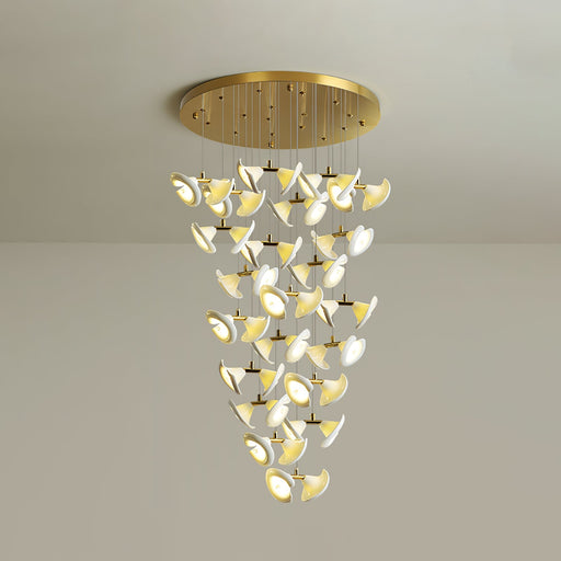 Blossom Double Horn Chandelier-DWHOME