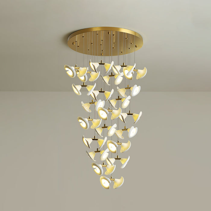 Blossom Double Horn Chandelier-DWHOME