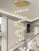 Blossom Double Horn Chandelier-DWHOME