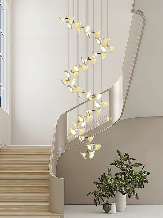 Blossom Double Horn Chandelier-DWHOME