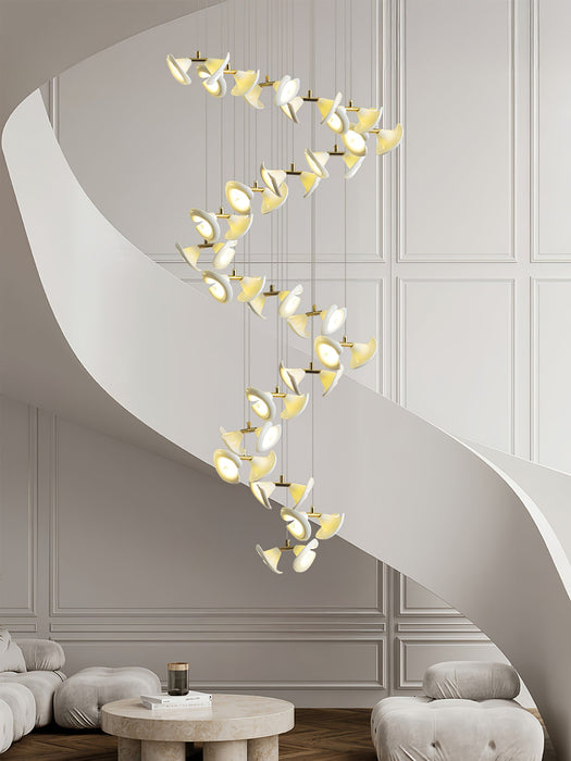 Blossom Double Horn Chandelier-DWHOME