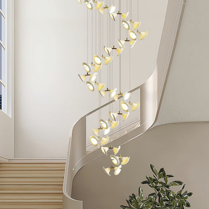 Blossom Double Horn Chandelier-DWHOME