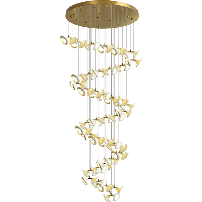 Blossom Double Horn Chandelier-DWHOME
