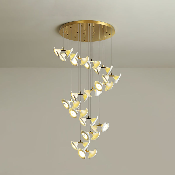 Blossom Double Horn Chandelier-DWHOME