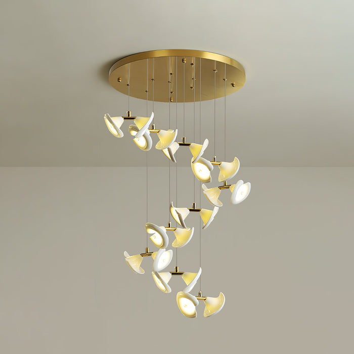 Blossom Double Horn Chandelier-DWHOME