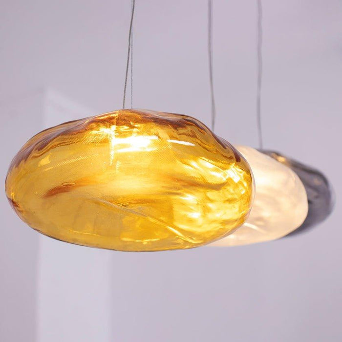 Blown Glass Mesh Pendant Light - DWHOME