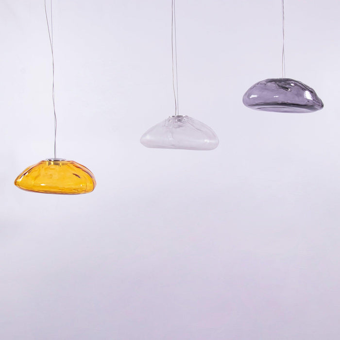 Blown Glass Mesh Pendant Light - DWHOME
