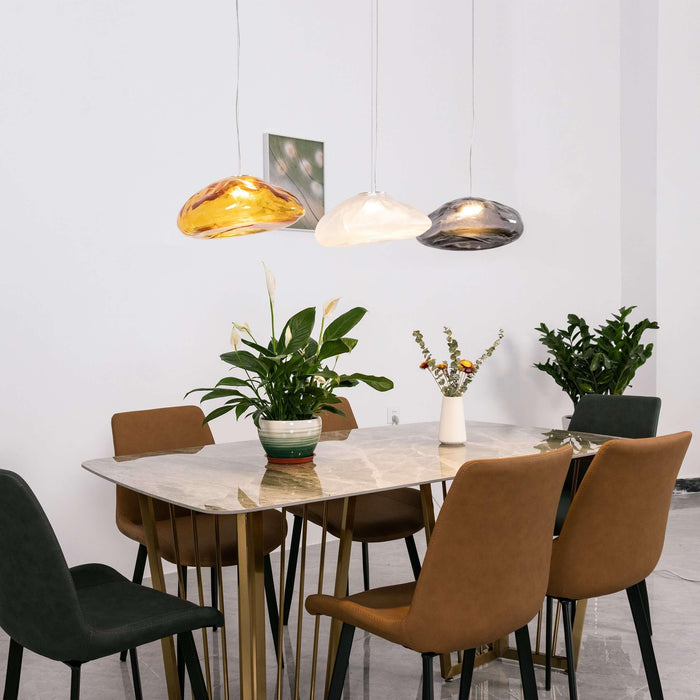 Blown Glass Mesh Pendant Light - DWHOME