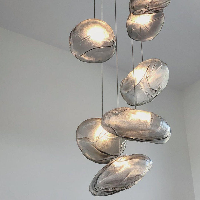 Blown Glass Mesh Pendant Light - DWHOME