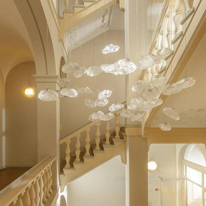 Blown Glass Mesh Pendant Light - DWHOME